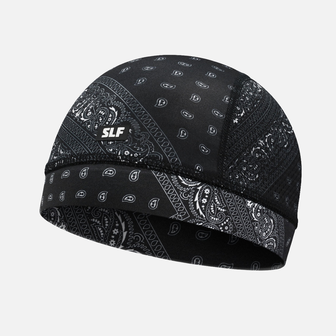 Black Classic Bandana Skull Cap
