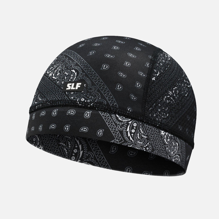 Black Classic Bandana Skull Cap