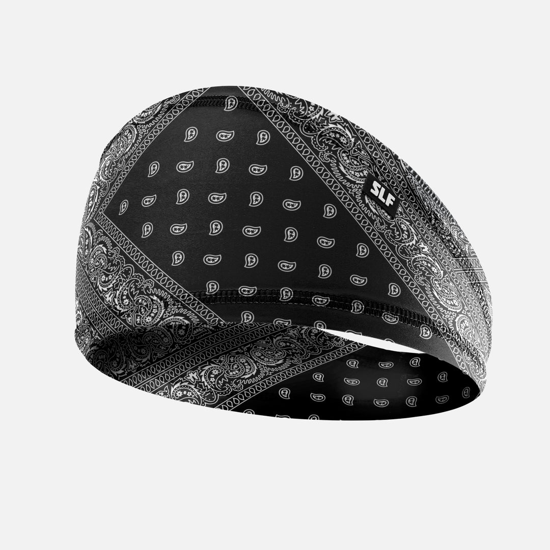 Black Classic Bandana Skull Wrap