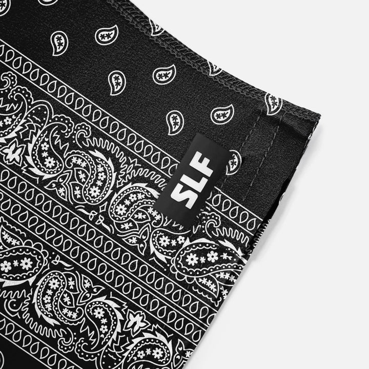 Black Classic Bandana Spats / Cleat Covers