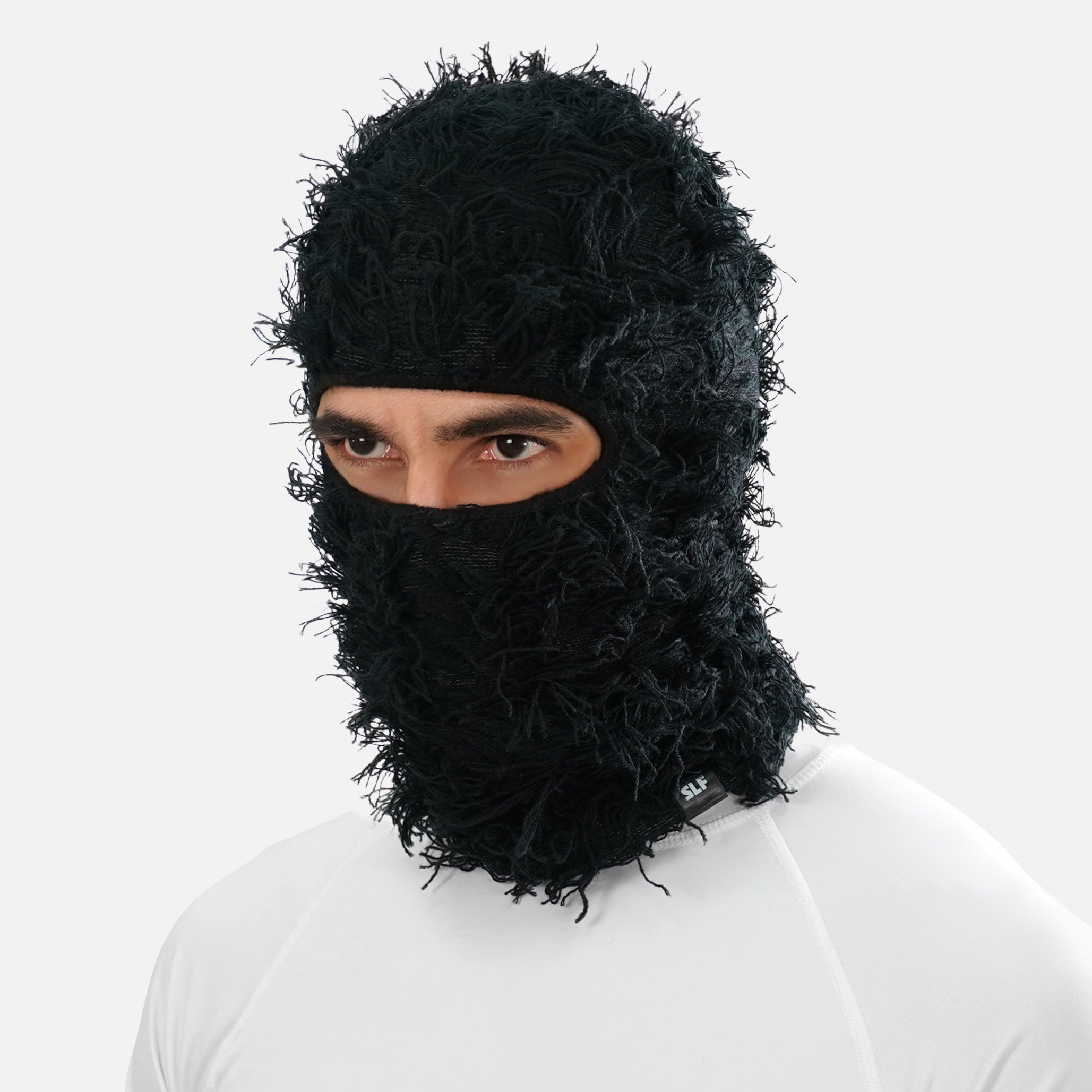 Black Goat's Wool Shiesty Mask – SLEEFS