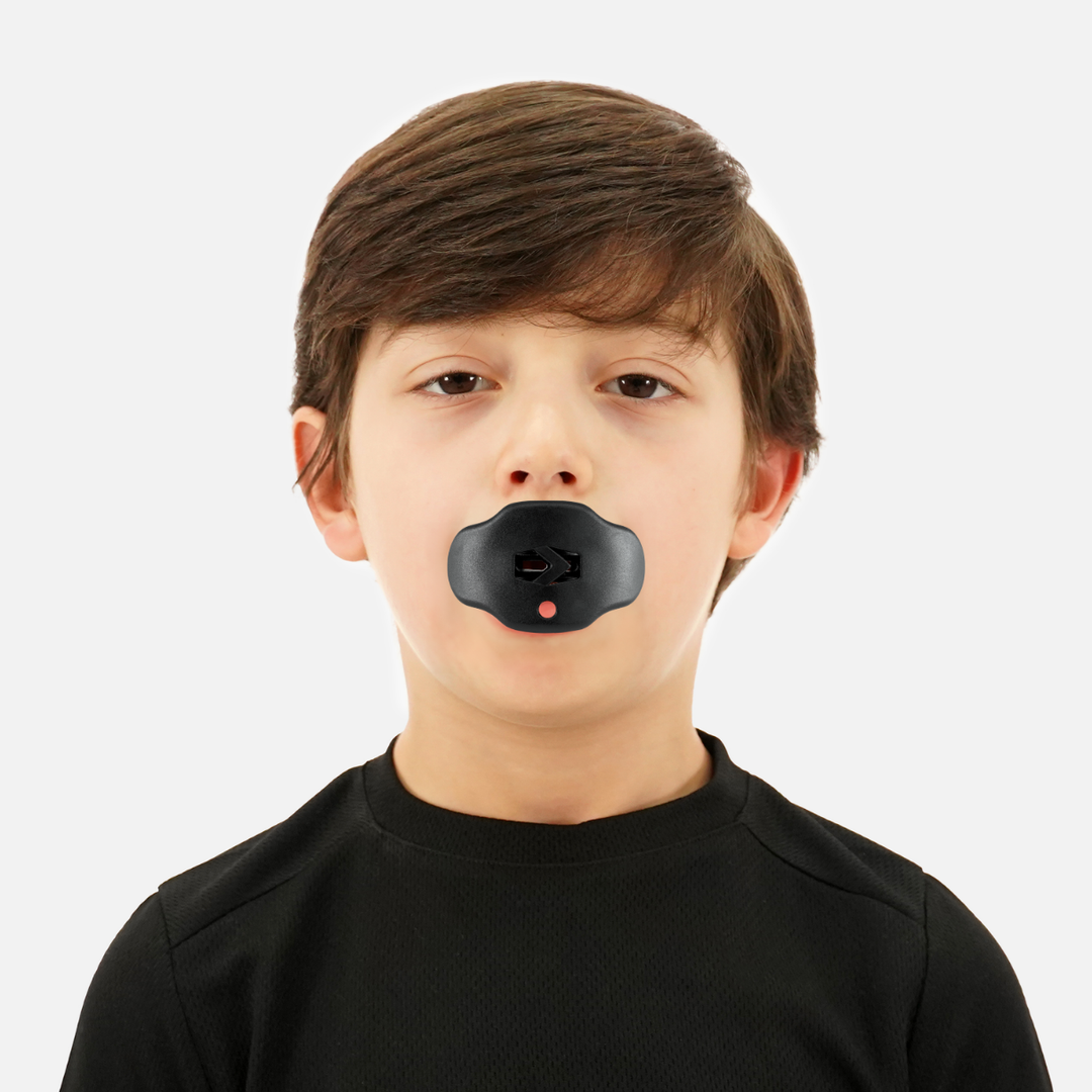 Black Kids Soft Football Mouthguard