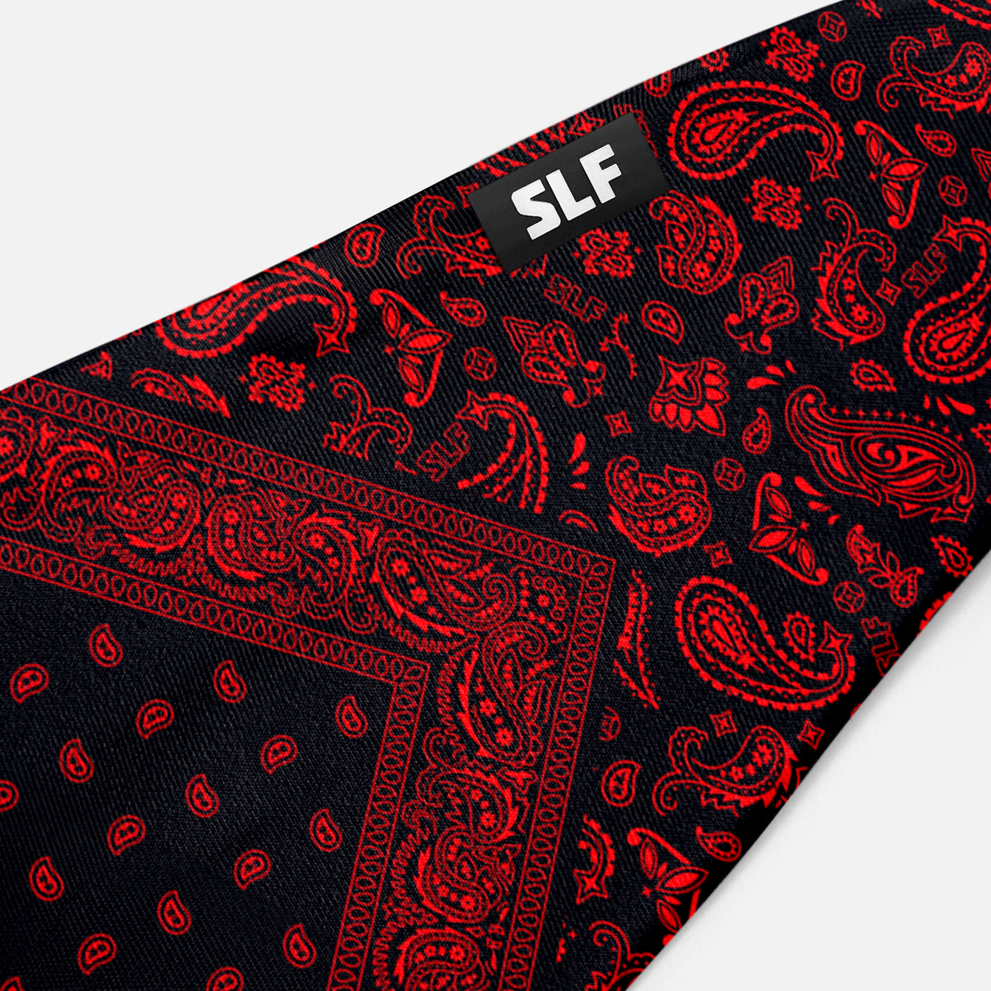 Black Red Classic Bandana Headband