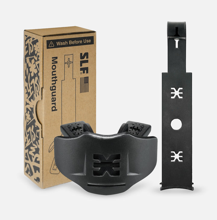 Black Soft Football Mouthguard 2.0