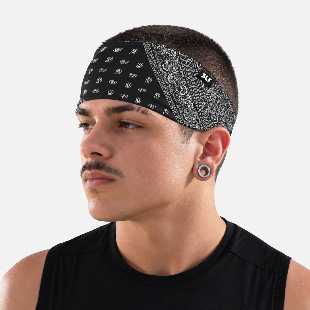 Black Classic Bandana Headband