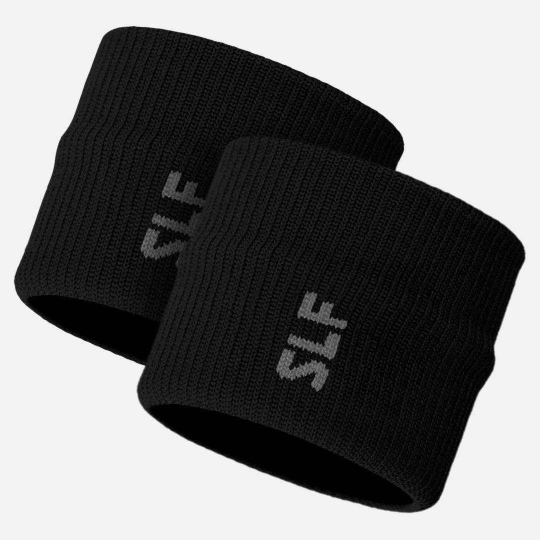 Black Drip Wristbands (Pair) - Big