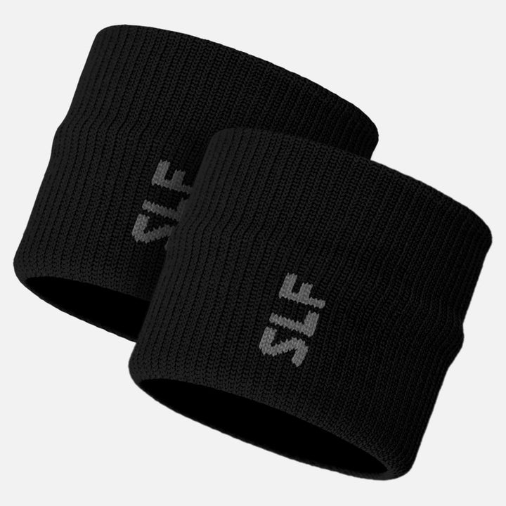 Black Drip Wristbands (Pair) - Big
