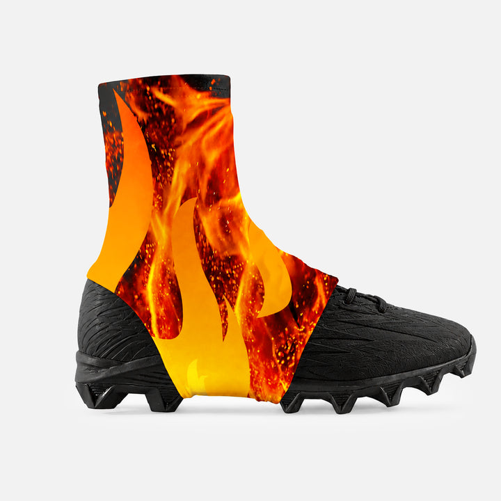 Black Fire Kids Spats / Cleat Covers