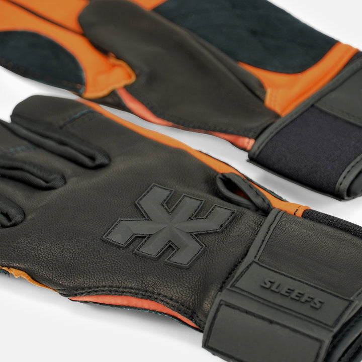 Black Kids Baseball Batting Gloves