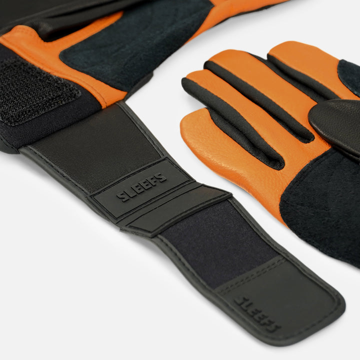 Black Kids Baseball Batting Gloves