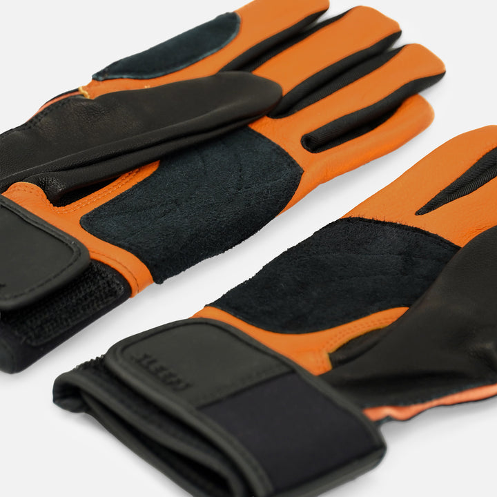 Black Kids Baseball Batting Gloves