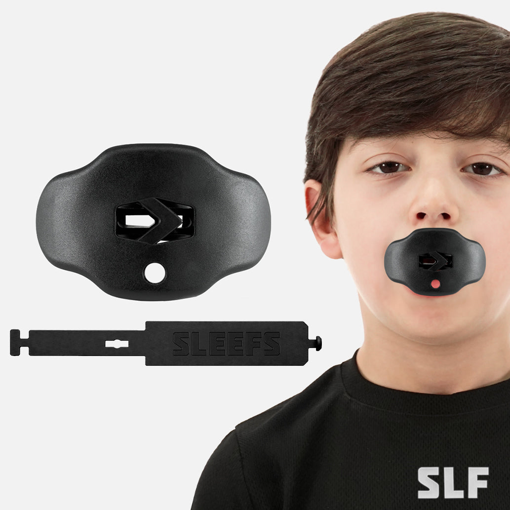 Black Kids Soft Football Mouthguard