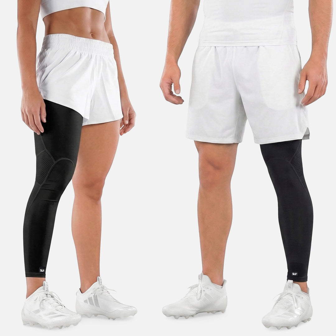 Black Football Pro Leg Sleeve