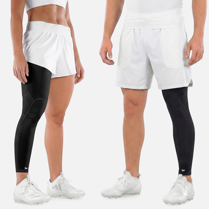 Black Football Pro Leg Sleeve