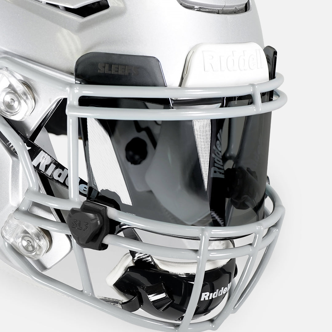 clear football visor helmet Black Shadow Clear Helmet Eye-Shield Color Tinted Visor – SLEEFS