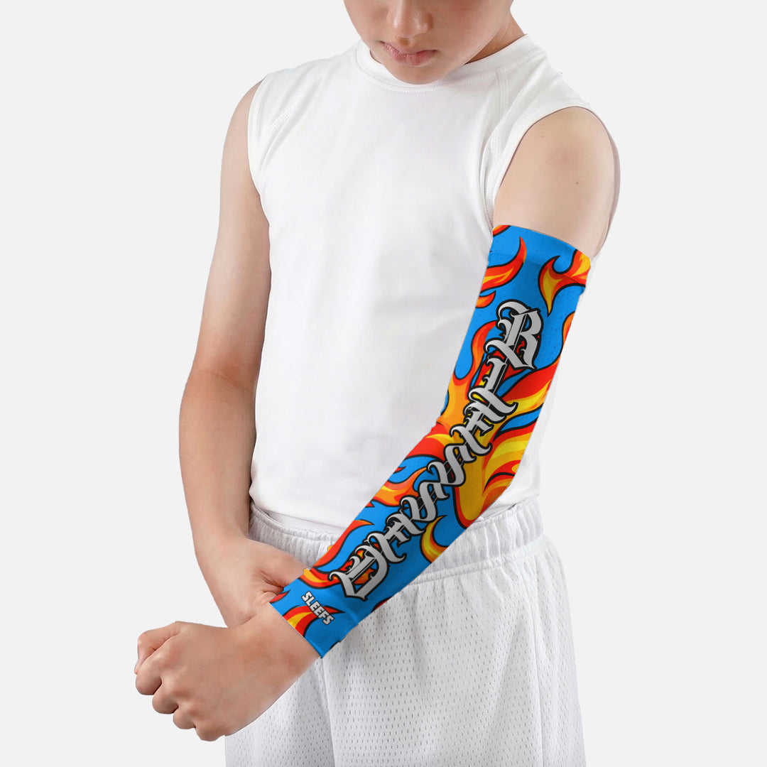 Blessed Fire-forged Script Kids Arm Sleeve