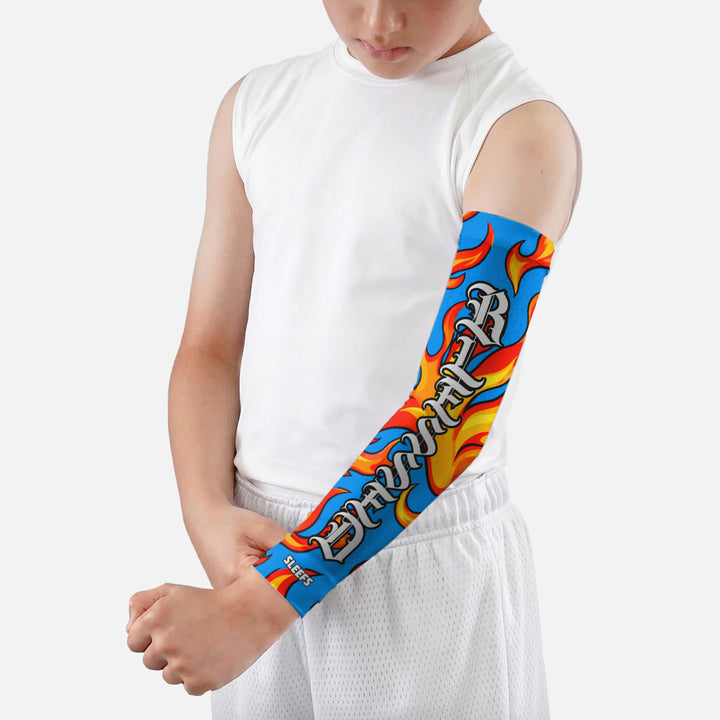 Blessed Fire-forged Script Kids Arm Sleeve