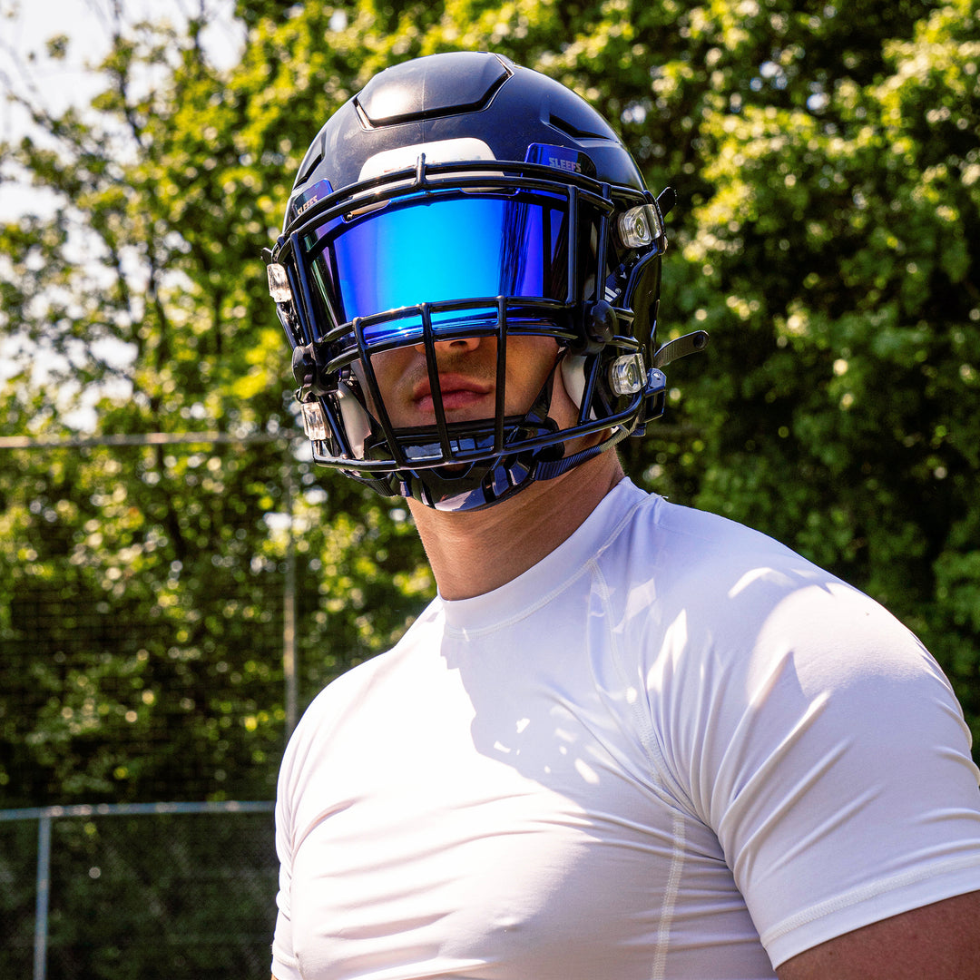 Blue Devil Helmet Eye-Shield Color Tinted Visor – SLEEFS