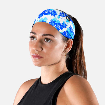 Blue Hibiscus Headband