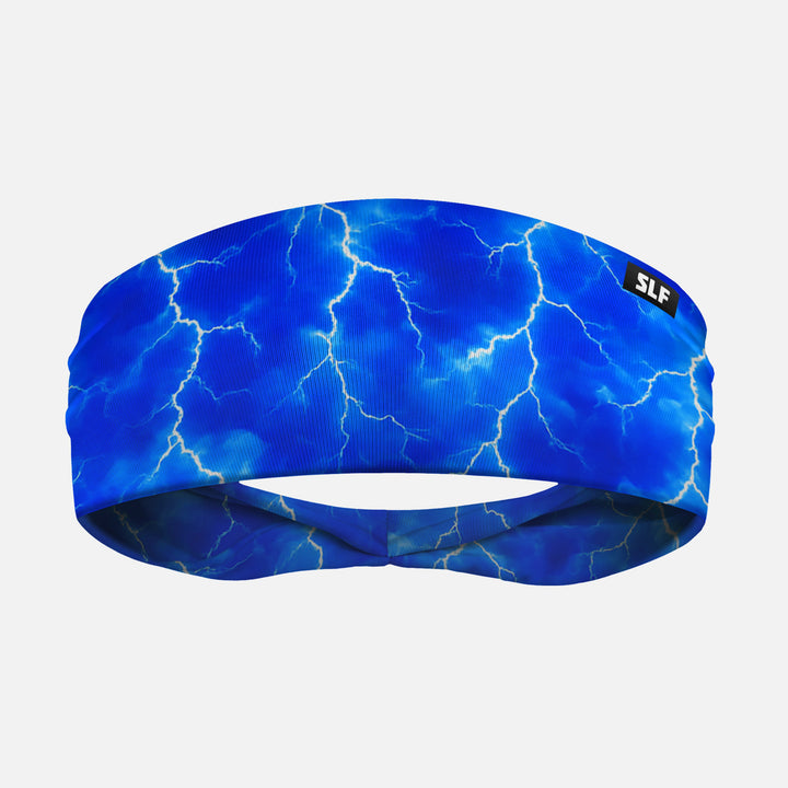 Blue Lightning Headband