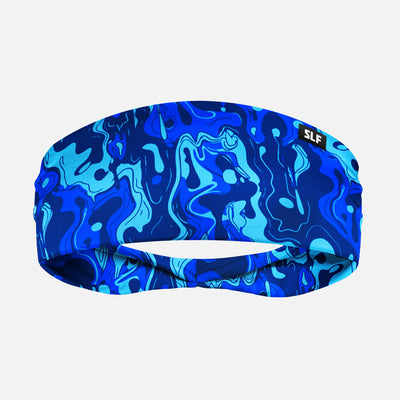 Blue Liquefied Headband