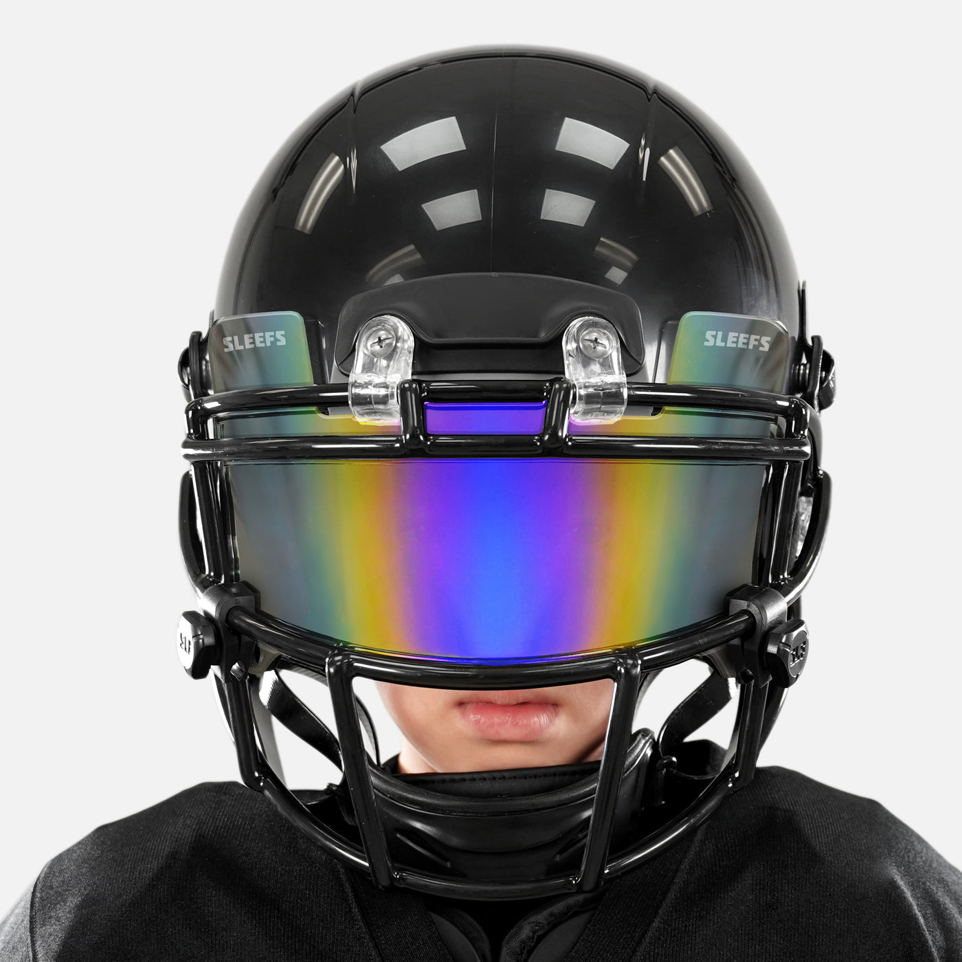 Blue Shadow Bifrost Rainbow Helmet Eye-Shield Visor for Kids