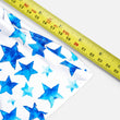 Blue Watercolor Stars Headband