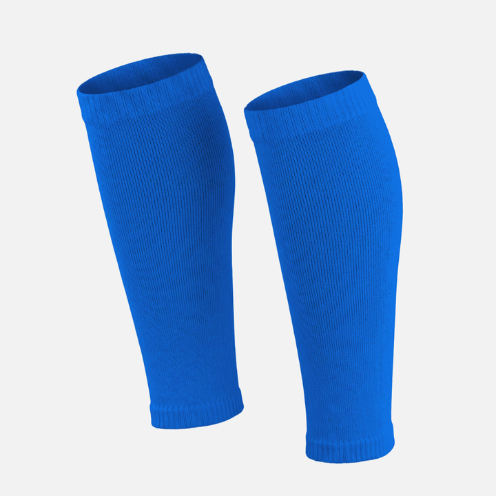 Hue Blue Knitted Compression Calf Sleeves