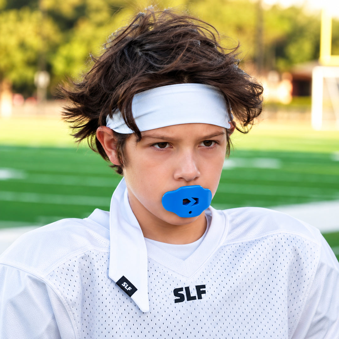 Blue Dual-Shade Kids Football Mouthguard