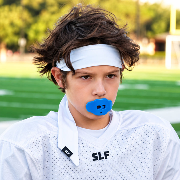 Blue Dual-Shade Kids Football Mouthguard
