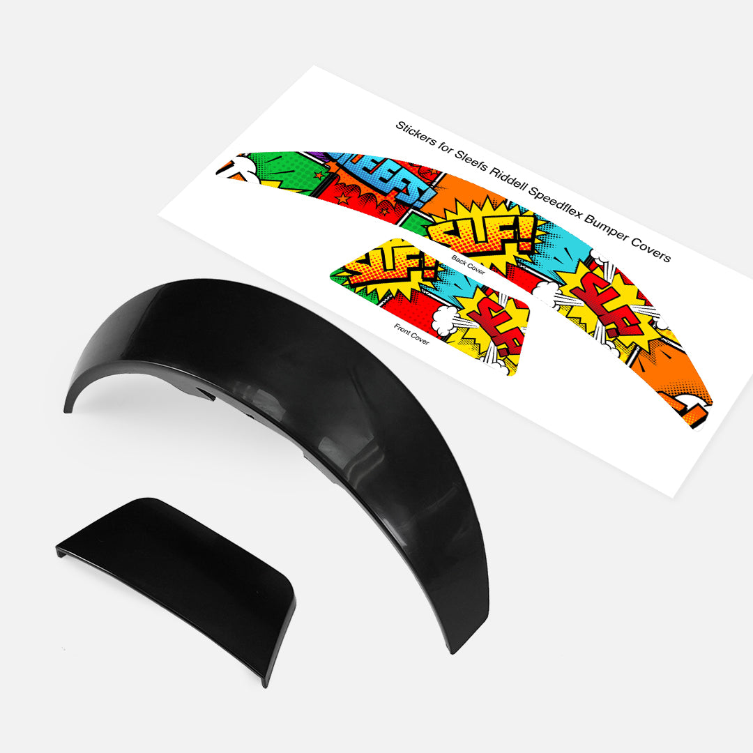 Boom Riddell Speedflex Front and Back Bumper Sticker Kit