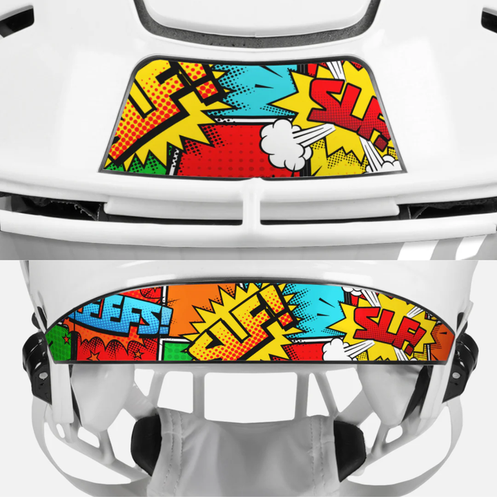 Boom Riddell Speedflex Front and Back Bumper Sticker Kit