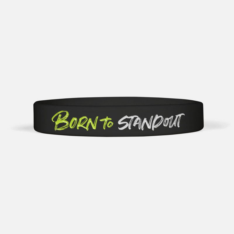Born to Standout Motivational Wristband
