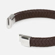 Braided Brown Leather Bracelet