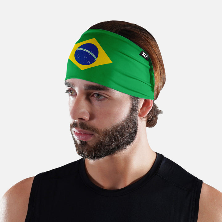 Brazil Flag Headband