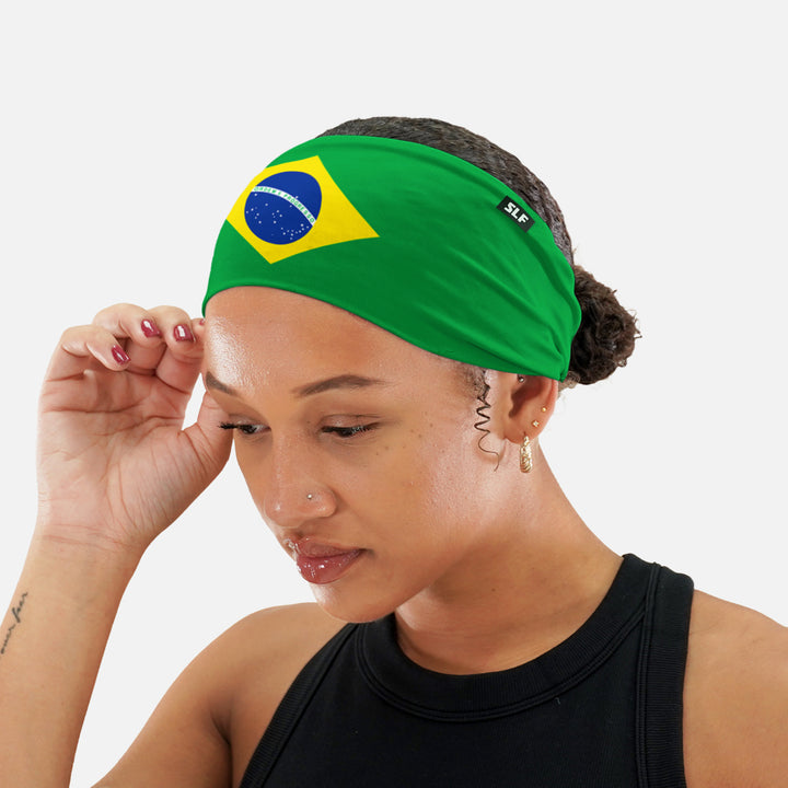 Brazil Flag Headband