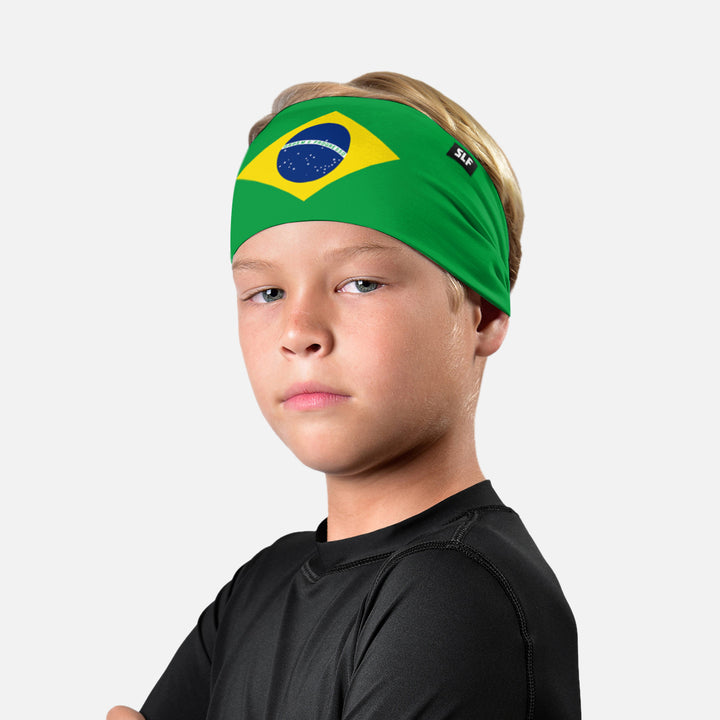Brazil Flag Kids Headband
