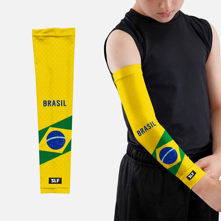 Brazil Team Edition Kids Arm Sleeve