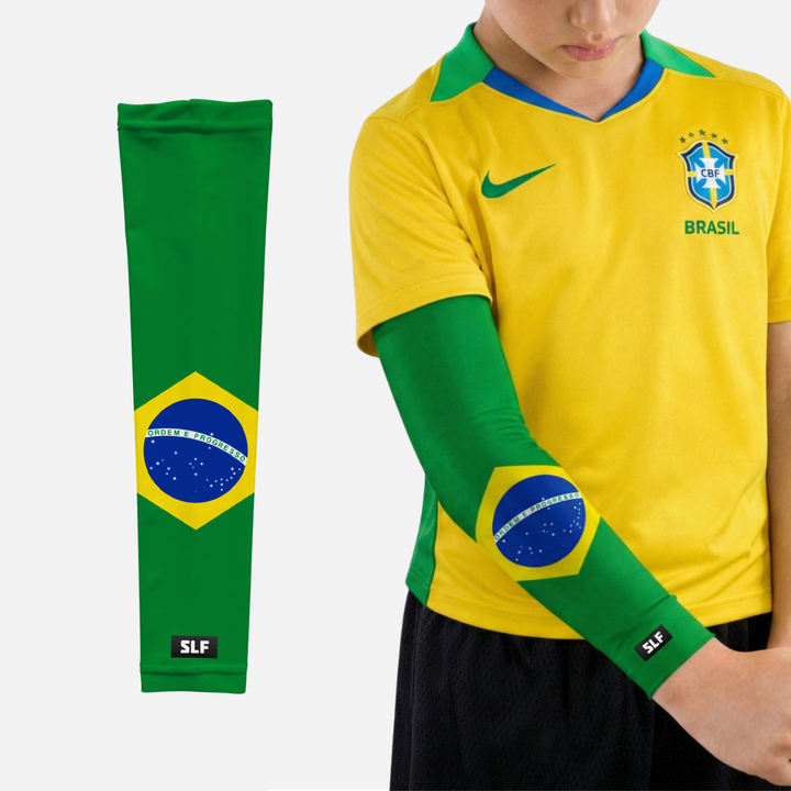 Brazil Flag Kids Arm Sleeve