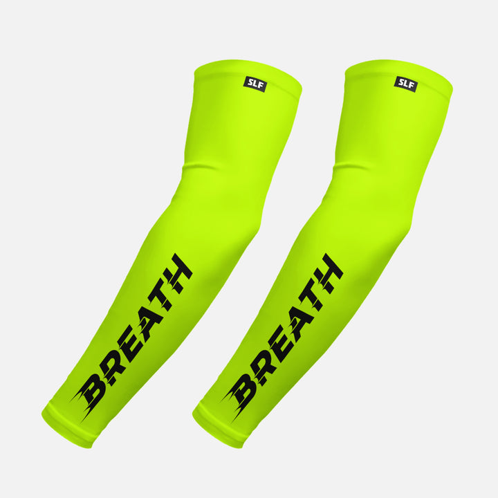 Breath Green Running Sleeves - Pair