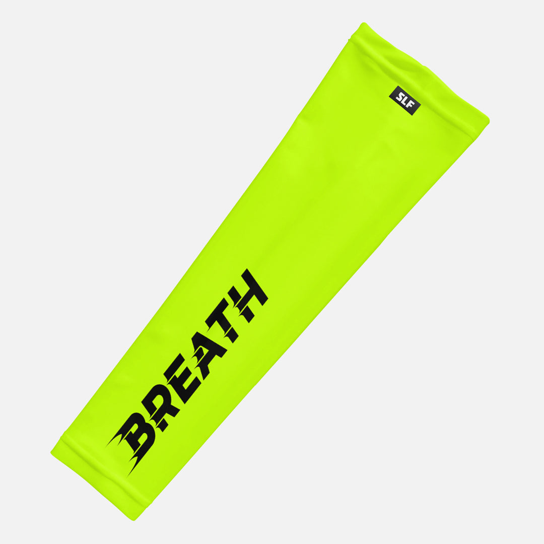 Breath Green Running Sleeves - Pair