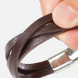 Brown Leather 3 in 1 Bracelet