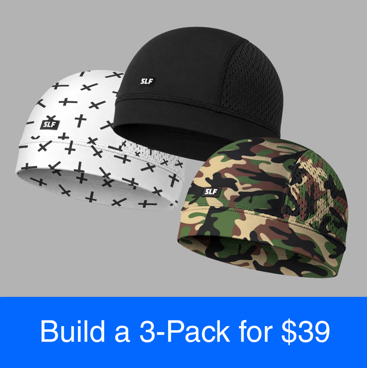 3 Pack Skull Caps