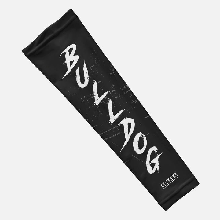 Bulldog Grunge Script Arm Sleeve
