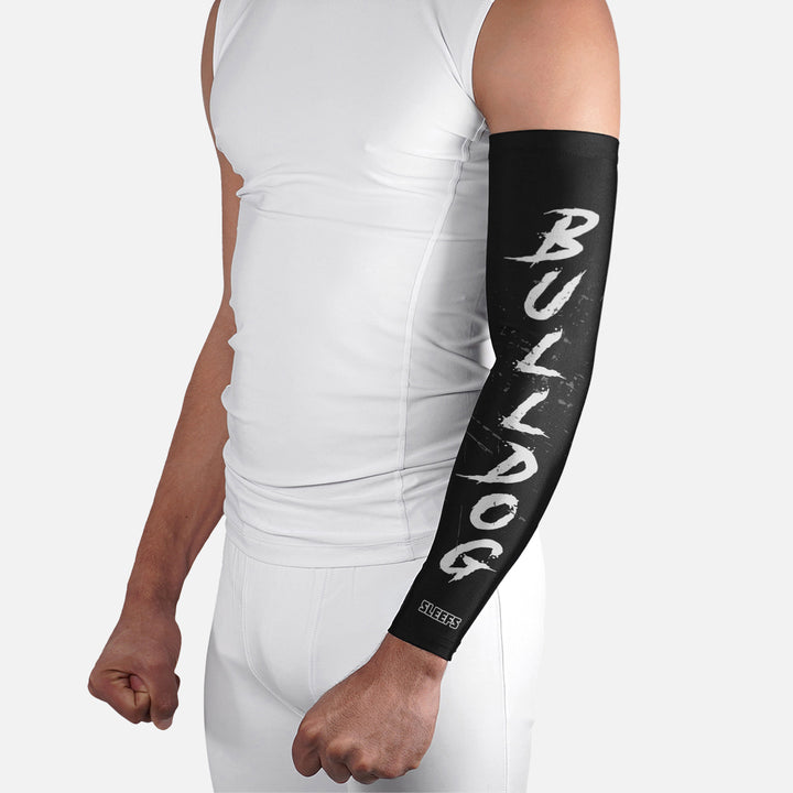 Bulldog Grunge Script Arm Sleeve