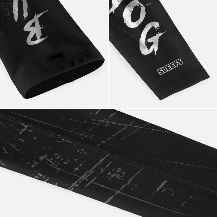 Bulldog Grunge Script Kids Arm Sleeve