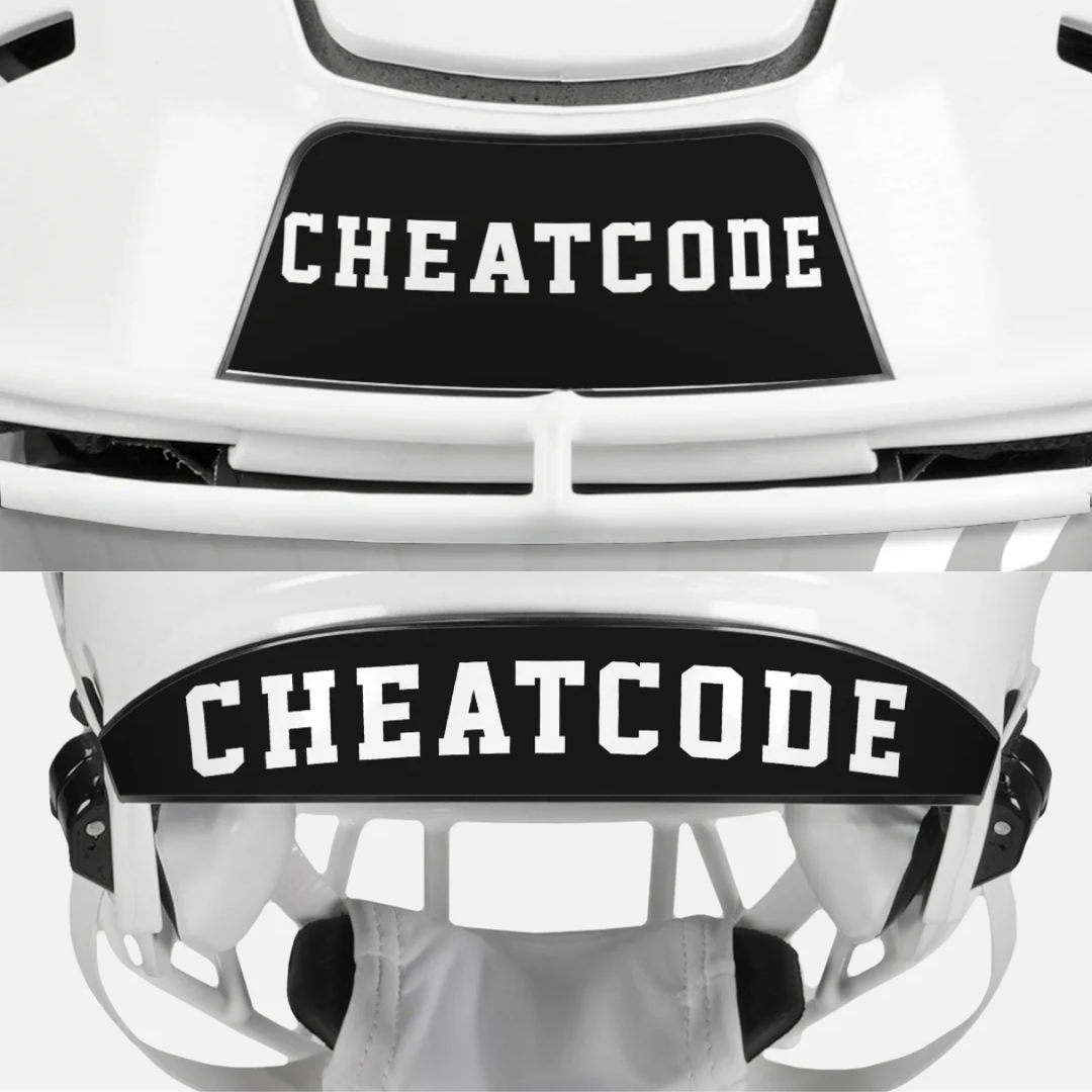 Cheatcode Riddell Speedflex Front and Back Bumper Sticker Kit