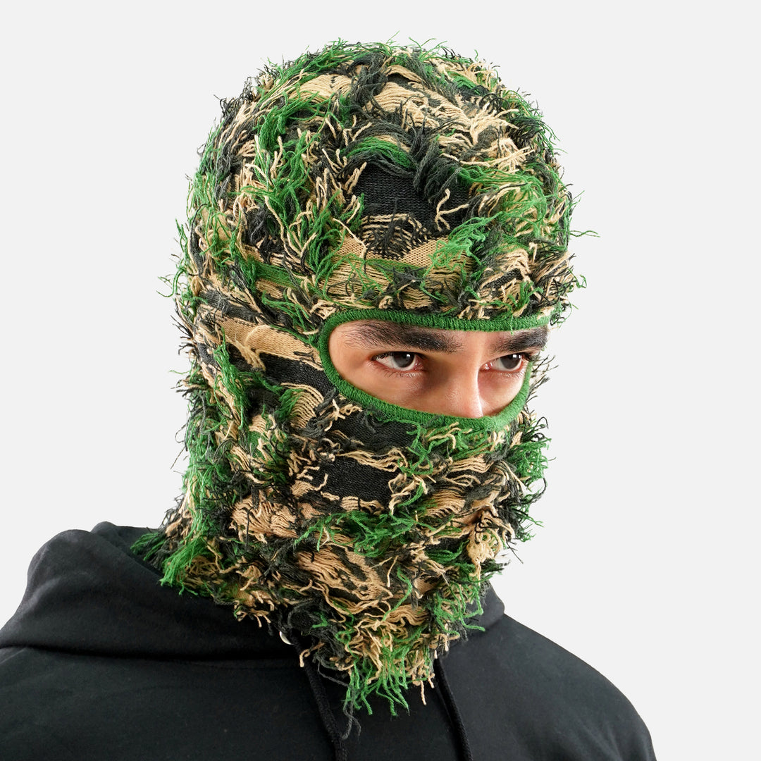 Camo Goat's Wool Shiesty Mask