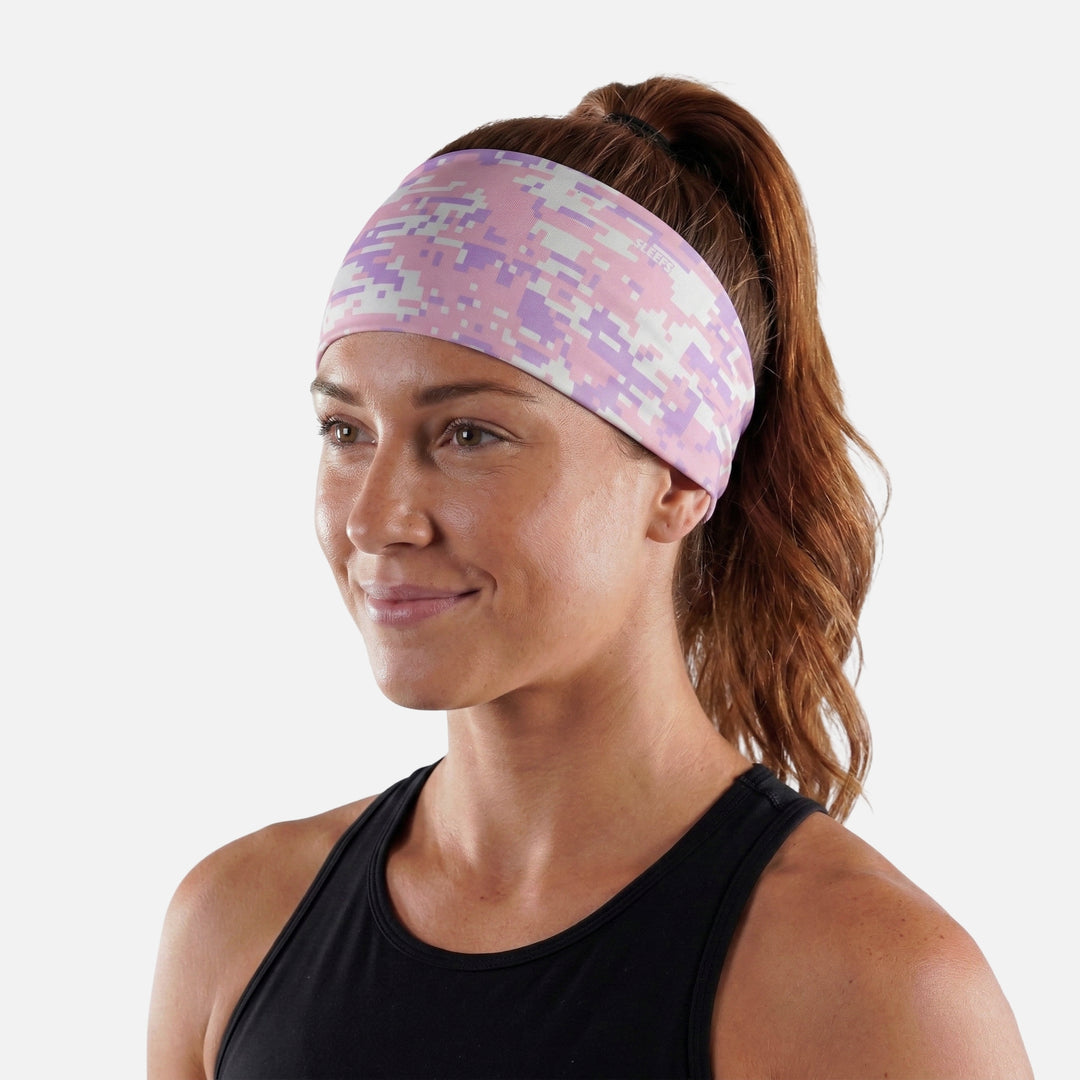Digi Camo Lavender Blush Headband