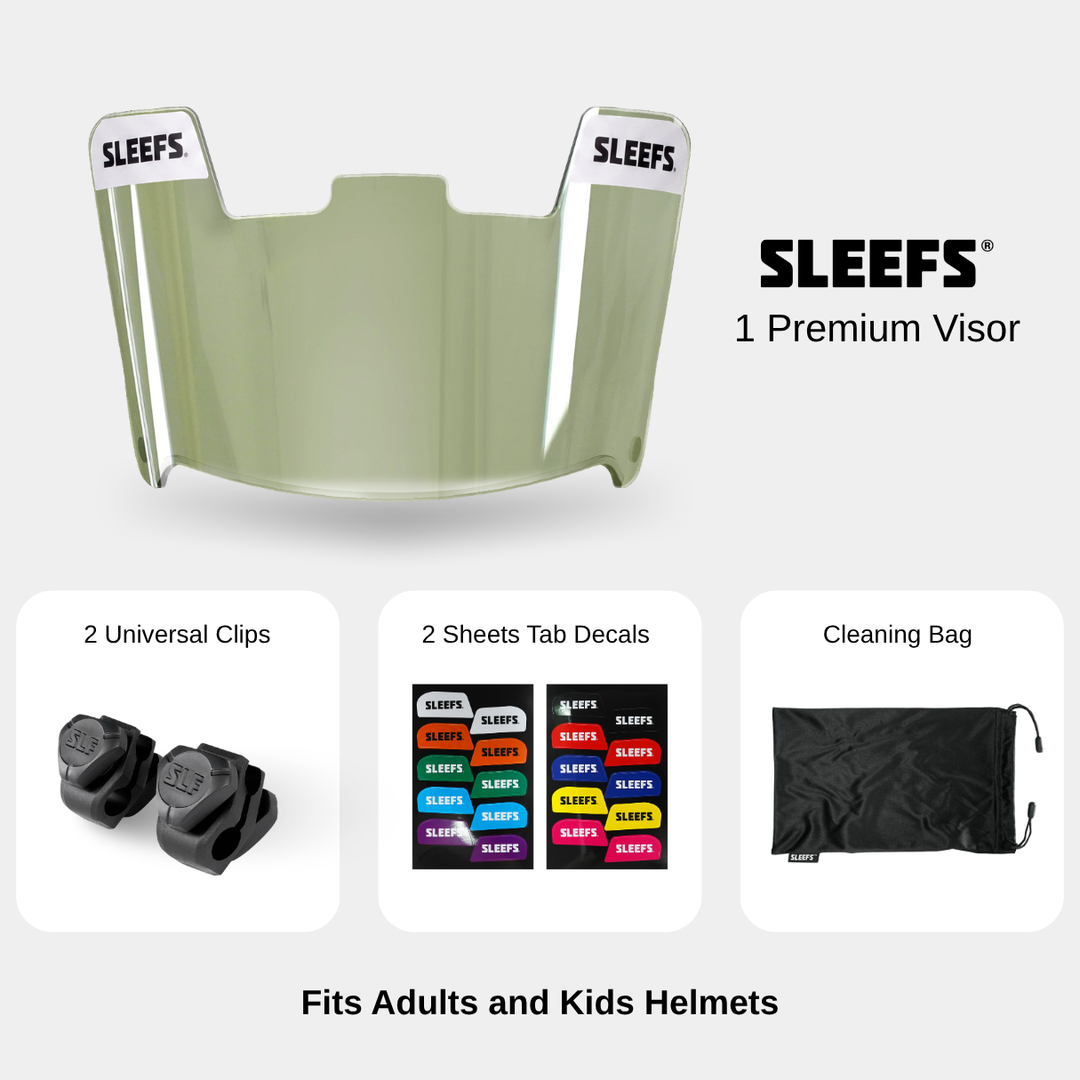 Camo Green Clear Helmet Eye-Shield Visor